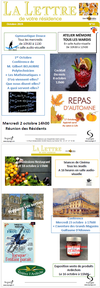 Résidence Seniors Services  Hespérides Saint James - repas d automne