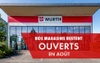 Würth Proxishop Brest - Pendant l'été, nos magasins restent ouverts.