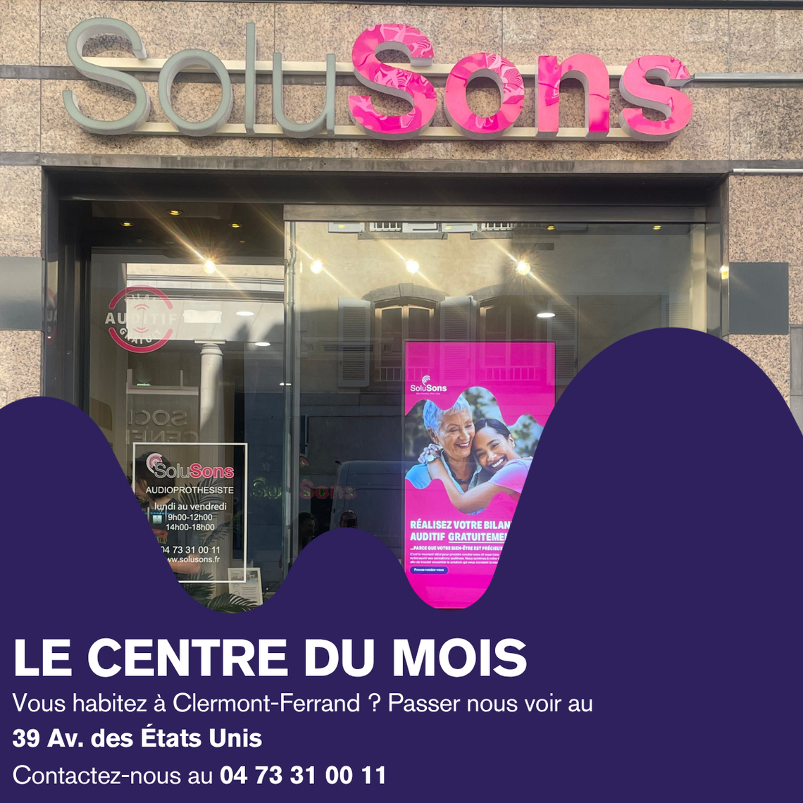 Audioprothésiste SoluSons-Trévoux - LE CENTRE DU MOIS