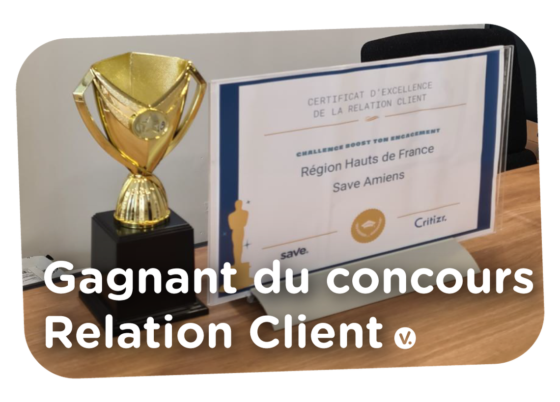 Save Amiens - Gagnant du challenge de relation client