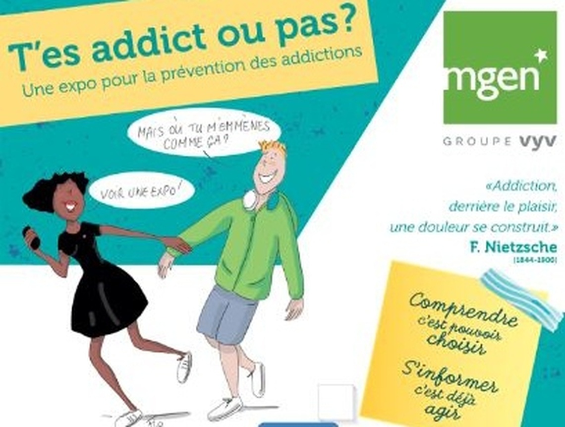 Espace Mutuel MGEN de la Réunion - Exposition "T'es addict ou pas ?"