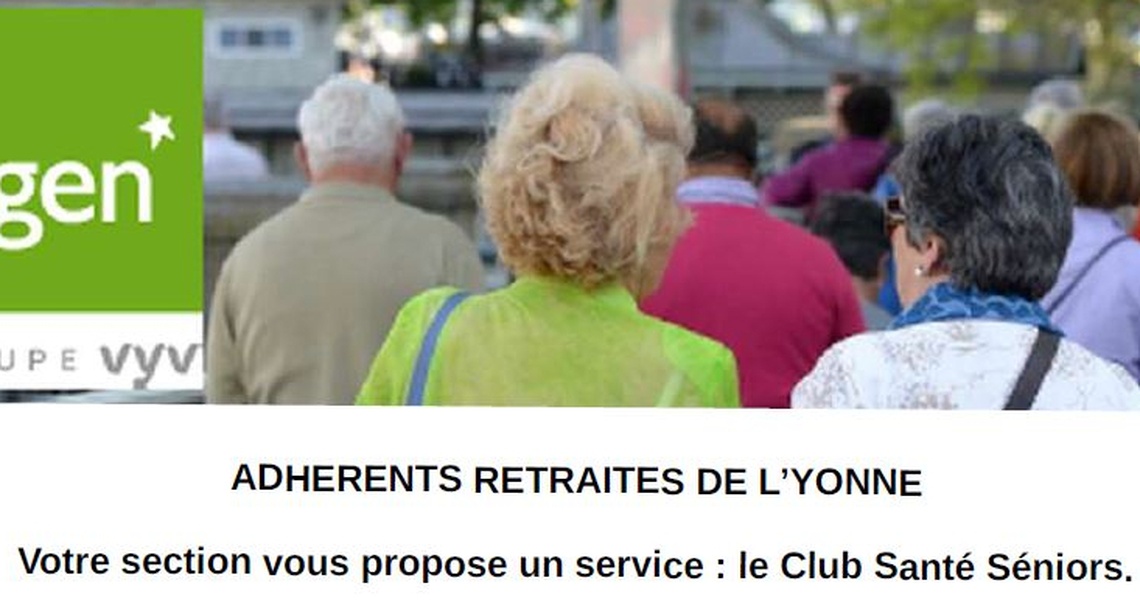 Section MGEN de l'Yonne - Club santé seniors