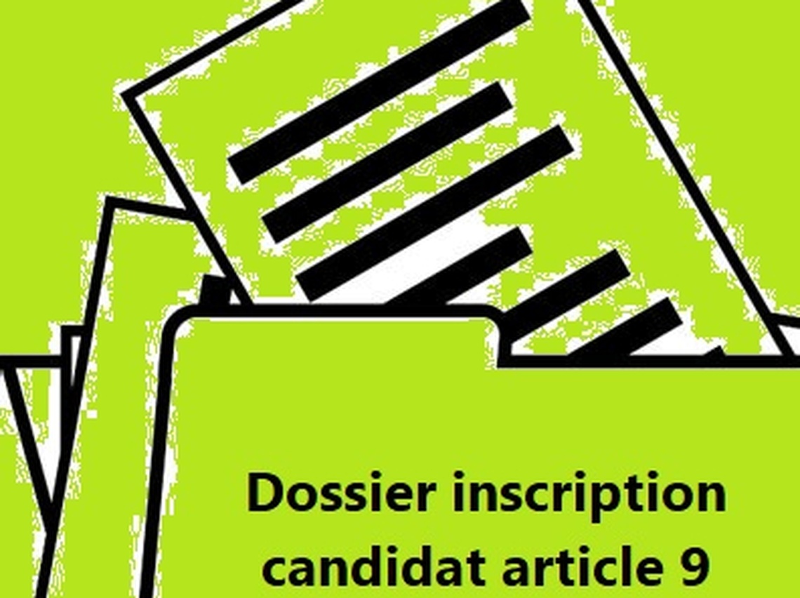 IFSI de La Verrière - Dossier d'inscription - candidat article 9