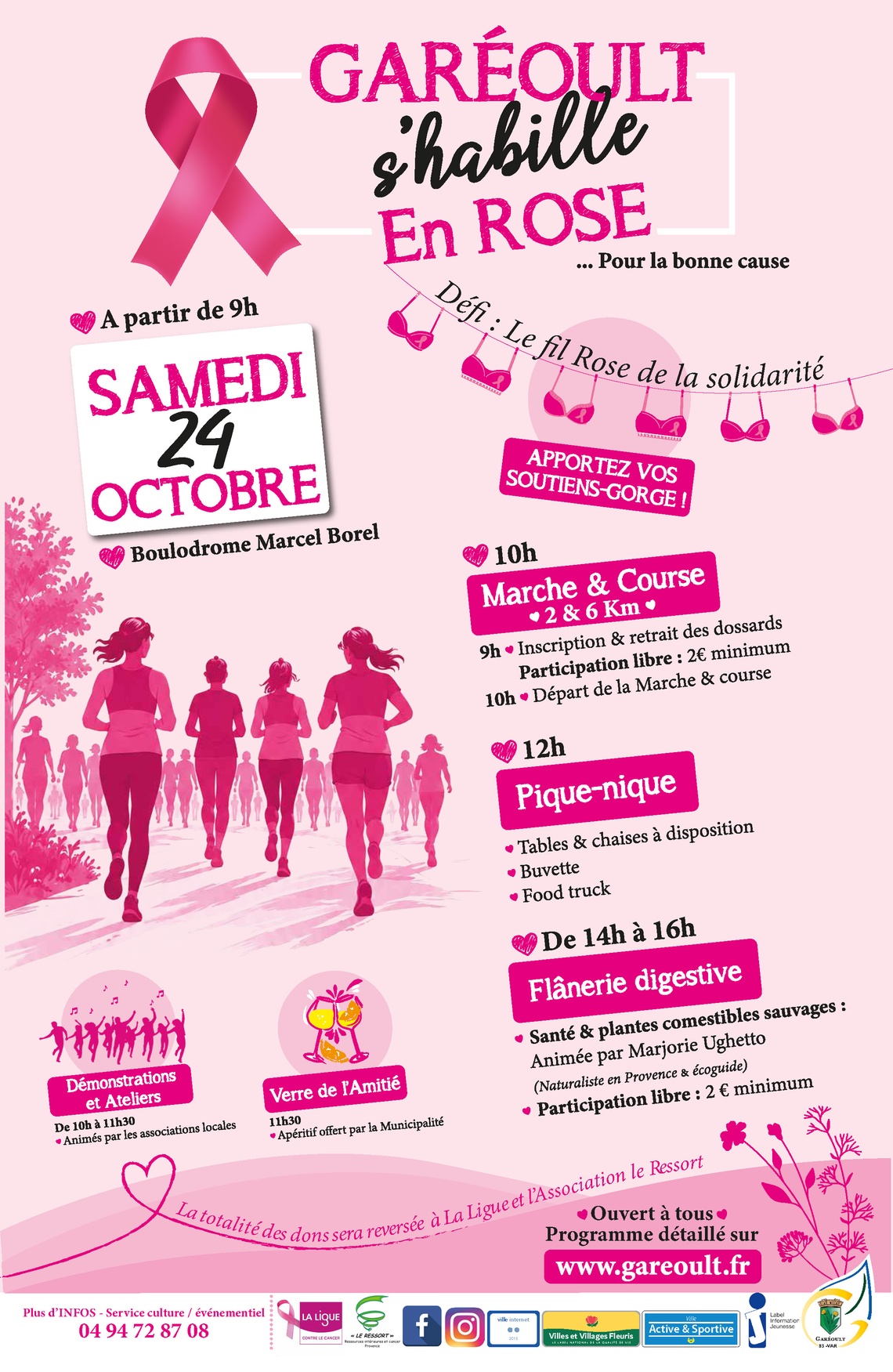 Agence MGEN du Var - Garéoult s'habille en rose