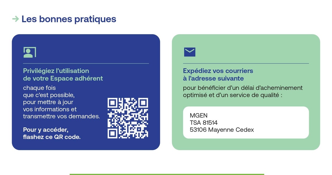 Espace Mutuel MGEN de Boulogne sur Mer - Fermeture des boîtes aux lettres