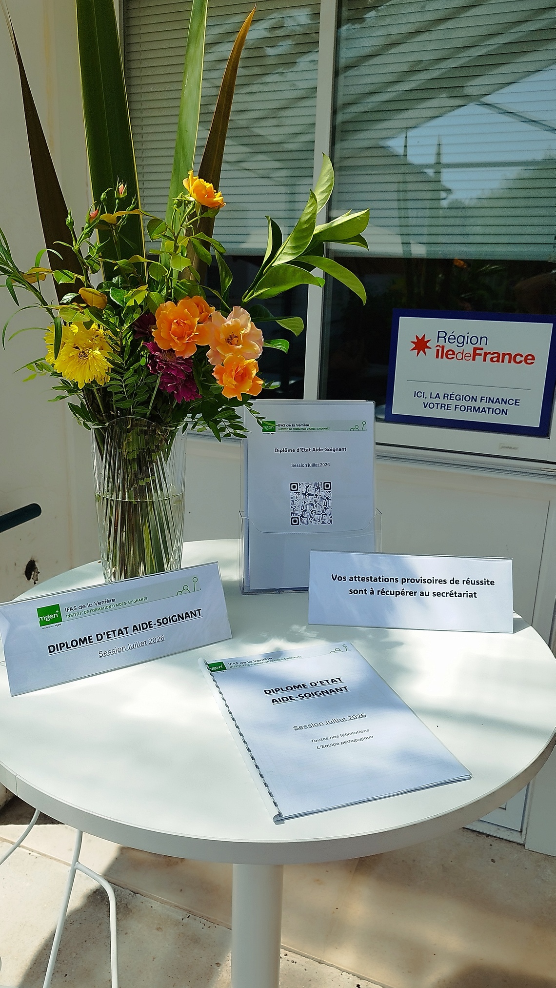 IFSI de La Verrière - 100% DE REUSSITE AU DIPLÔME AIDE-SOIGNANT JUILLET 2026
