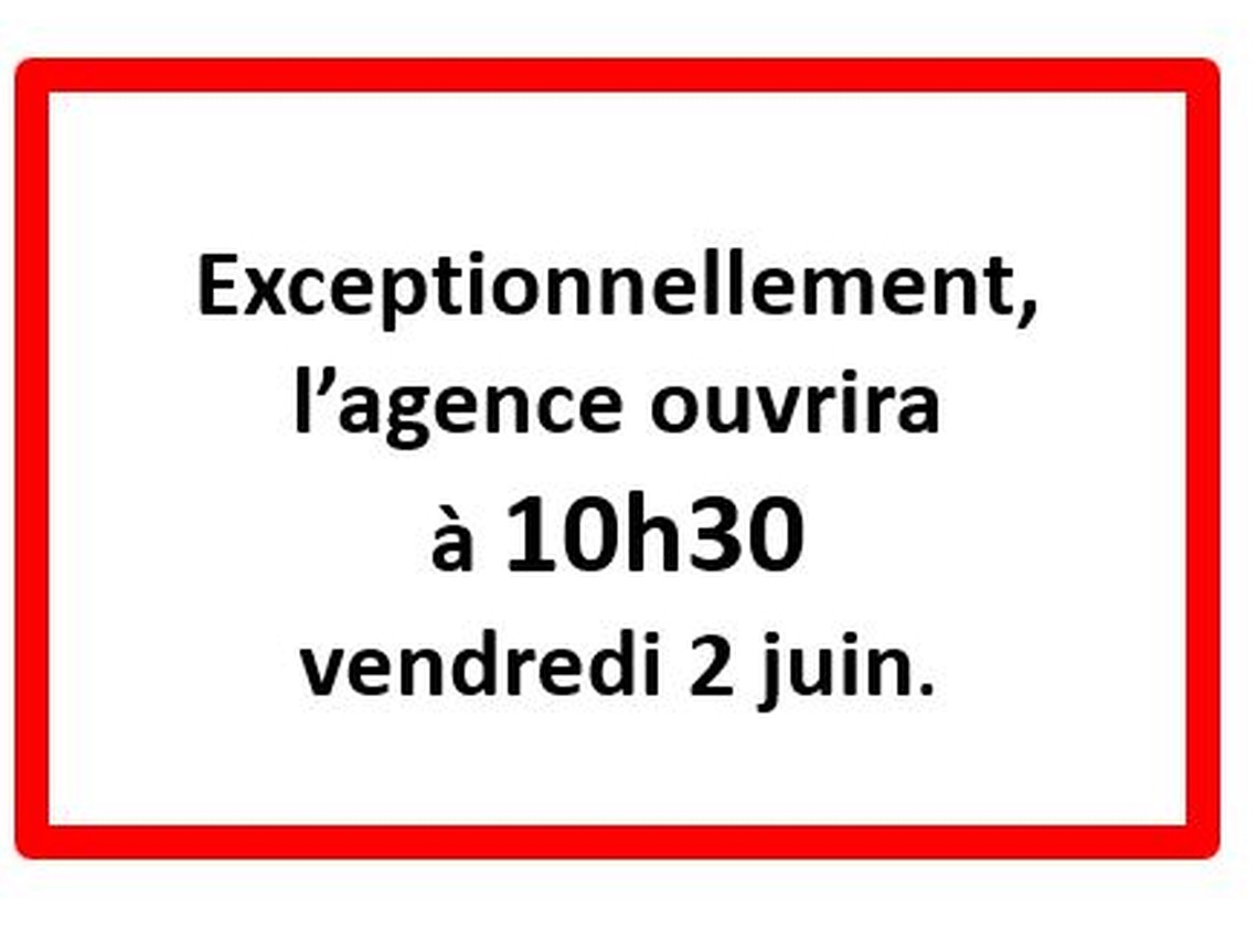 Section MGEN Pyrénées-Atlantiques - Horaire d'ouverture décalé - vendredi 2 juin