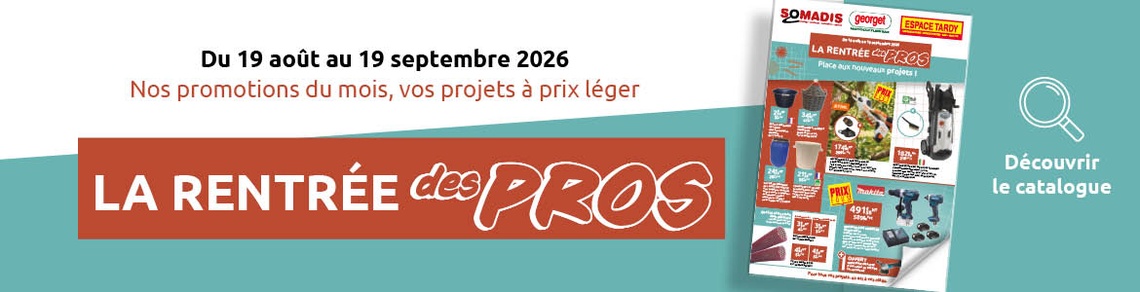 Les Briconautes - Catalogue La rentrée des pros - Somadis