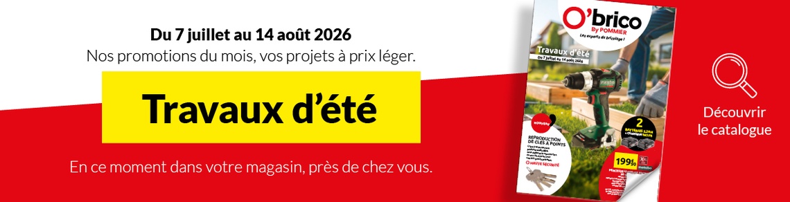 O'Brico By Pommier Arinthod - CATALOGUE TRAVAUX ETE 2026 O BRICO BY POMMIER