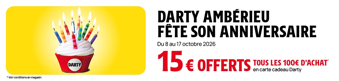 DARTY Ambérieu-en-Bugey - Ambérieu-en-Bugey - Anniversaire - OCT