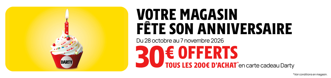 DARTY Val d'Yerres - Val D'Yerres - Anniversaire - OCT