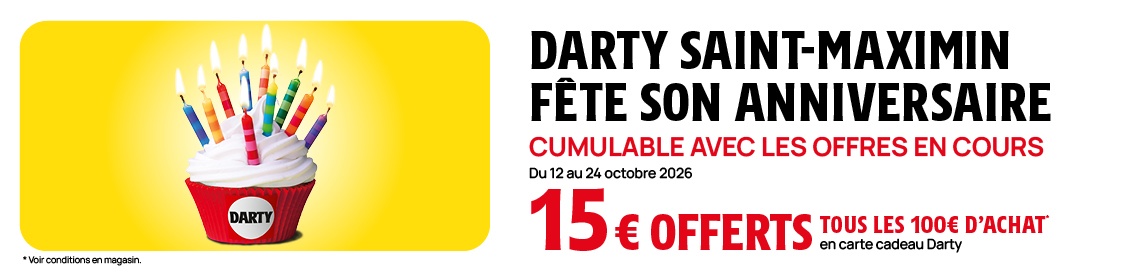 DARTY Saint-Maximin-La-Sainte-Baume - SAINT-MAXIMIN-LA-SAINTE-BAUME- ANNIVERSAIRE - OCT 