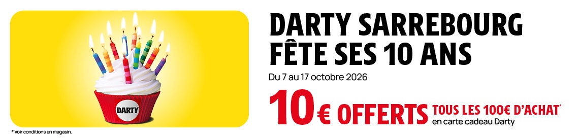 DARTY Sarrebourg - SARREBOURG - Anniversaire - OCT