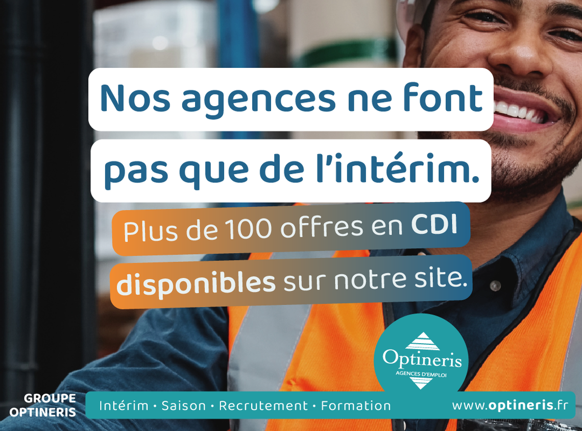 OPTINERIS ROCHEFORT - Intérim, CDI, recrutement : les agences Optineris