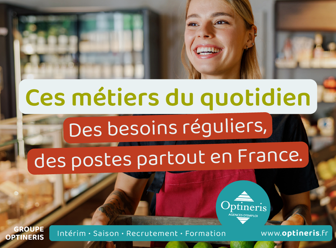 OPTINERIS ORLEANS - Commerce : intérim et recrutement avec Optineris