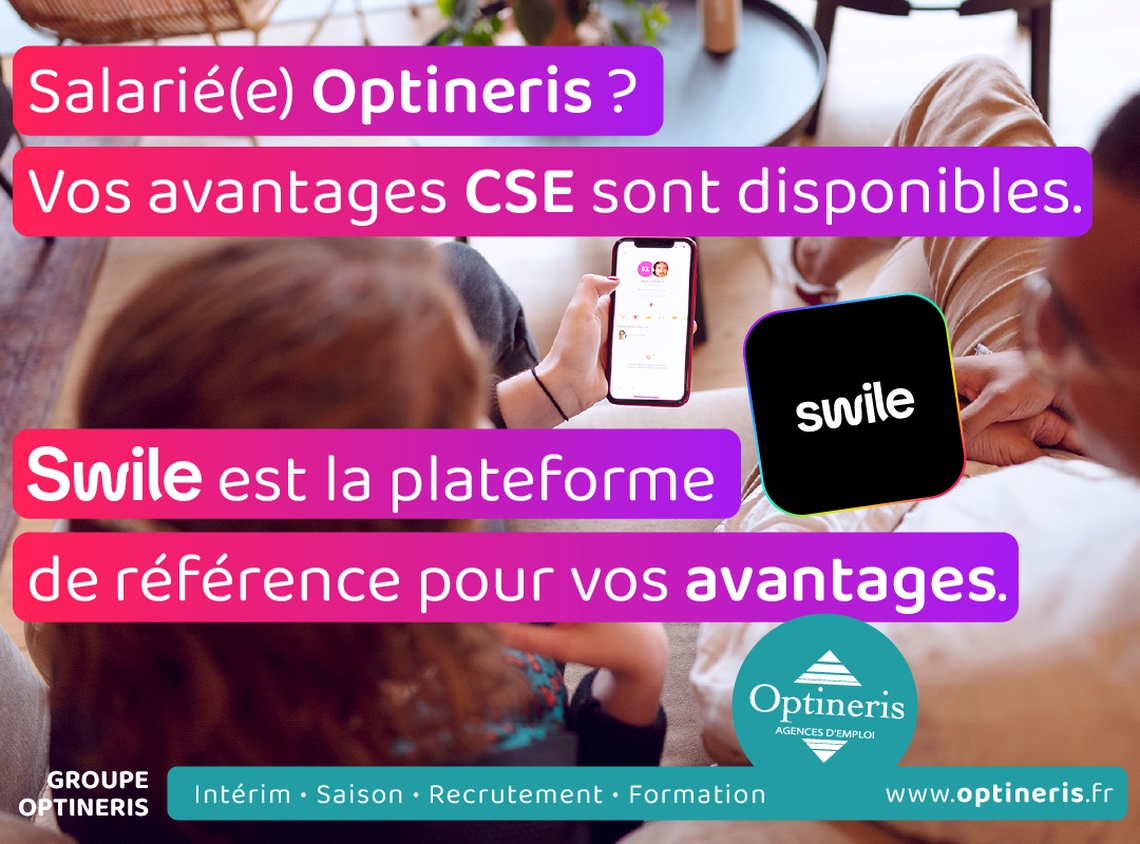 OPTINERIS ANGOULEME - Intérimaires et salariés Optineris : CSE sur Swile