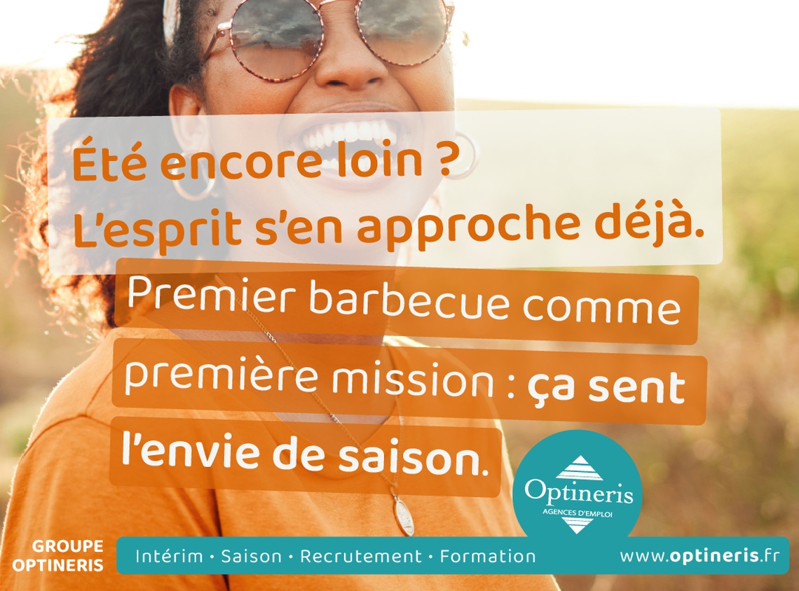 OPTINERIS LIMOGES BTP - Offres d'emploi et missions d'intérim : l'été recrute ☀️