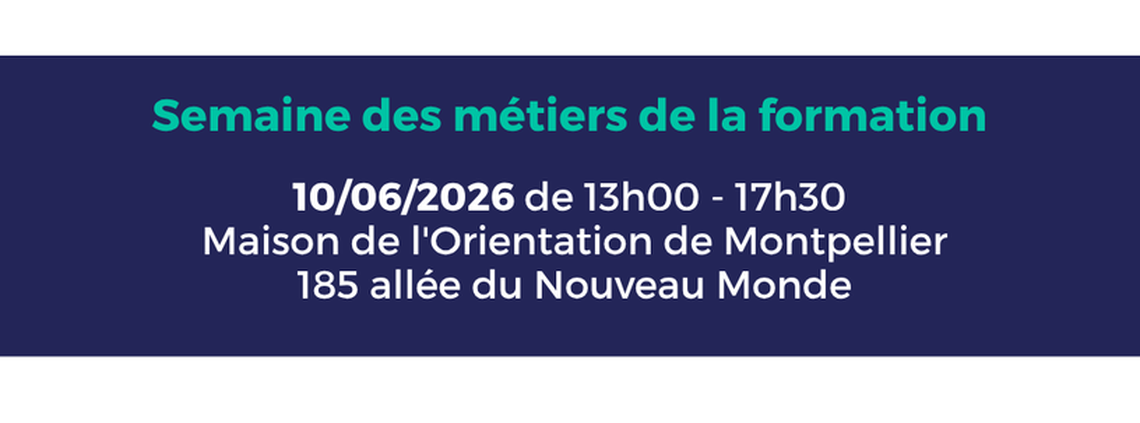 Apec - CADRES : Semaine des métiers de la formation