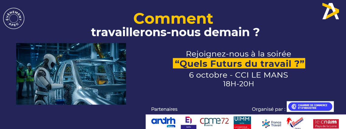 Apec - Les 5 chocs du futur du travail : ce qui nous attend d'ici