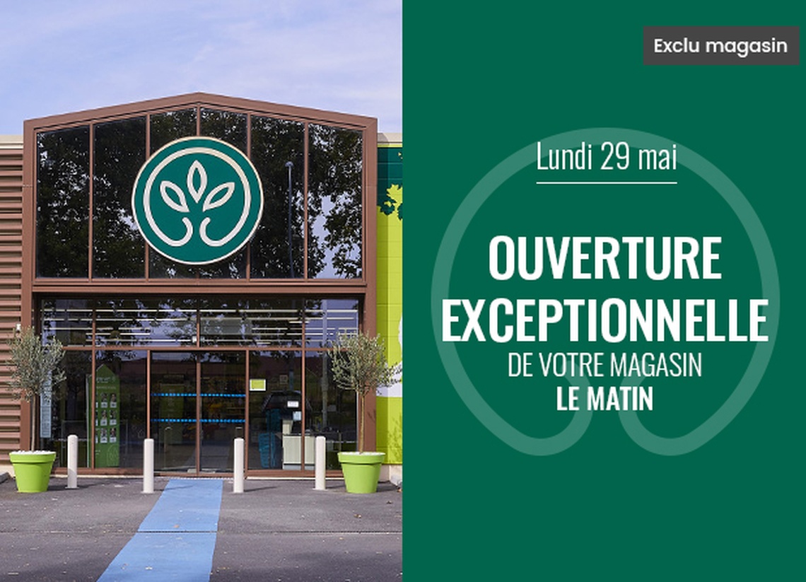 GAMM VERT VILLAGE de BEAUREPAIRE - Ouverture exceptionnelle