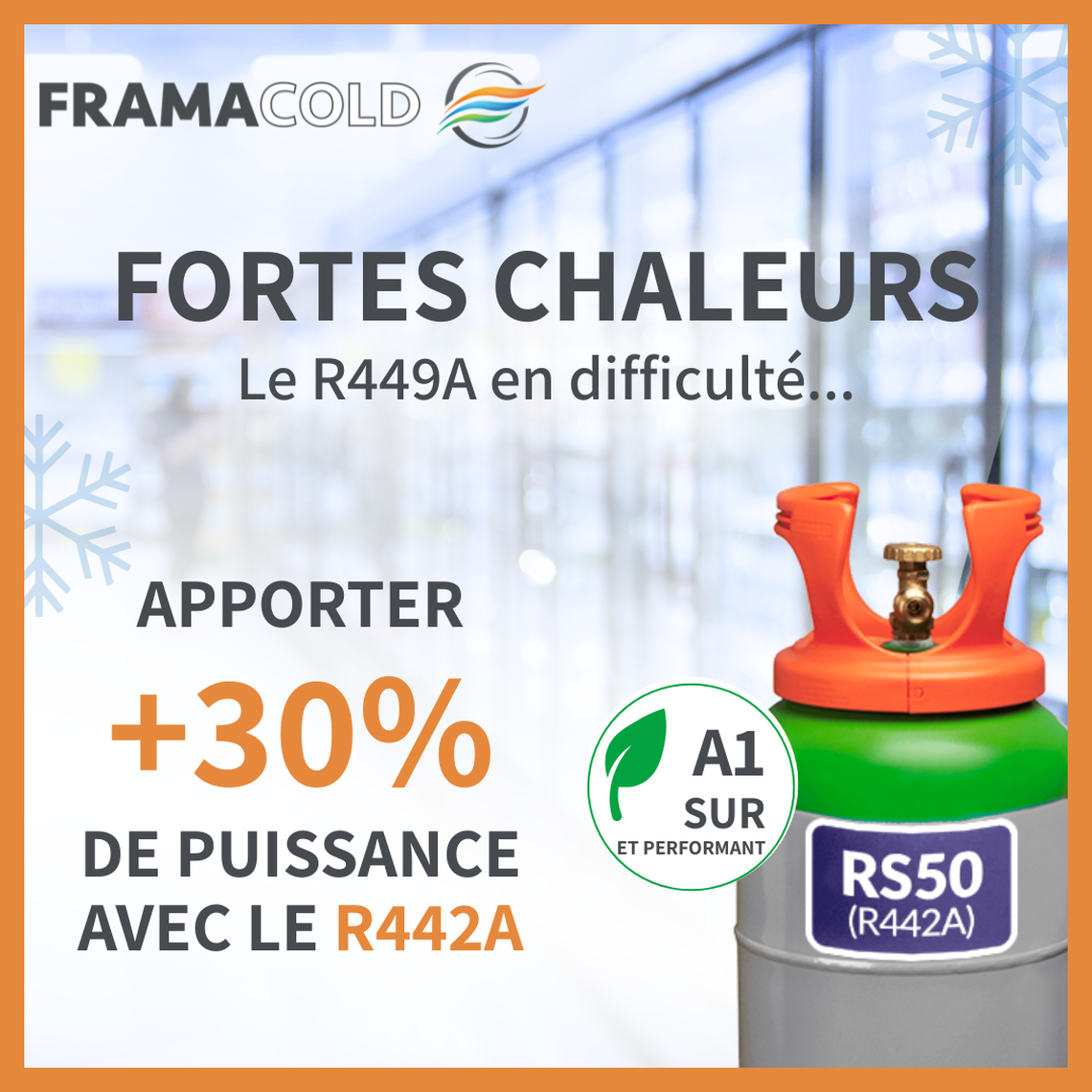 Framacold - Fortes chaleurs  Le R449A en difficulté... La solution !