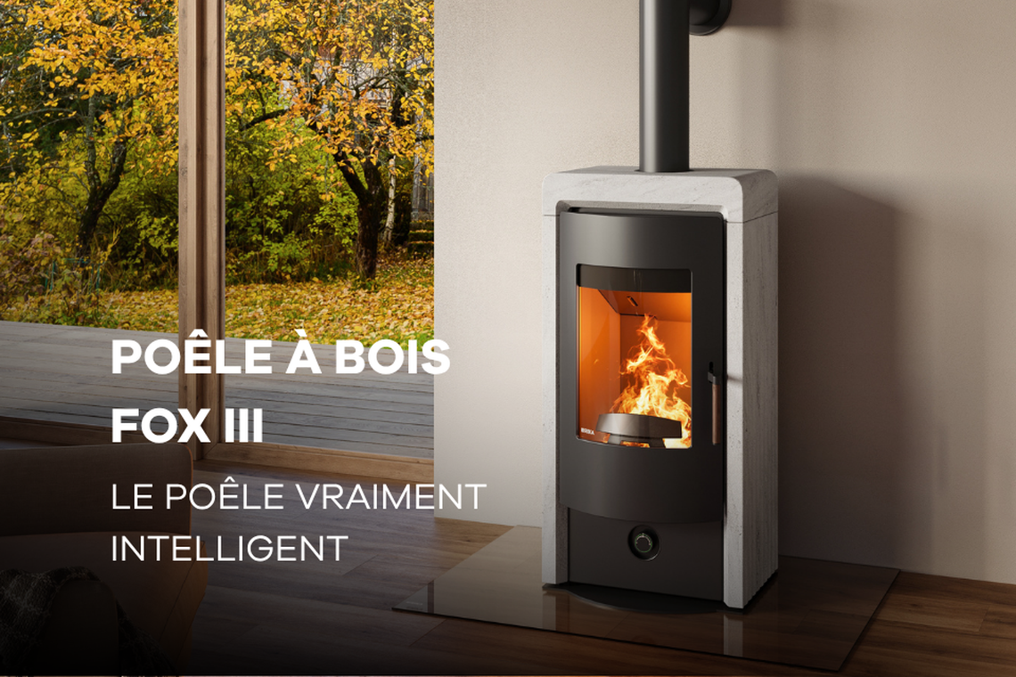 RIKA - LE POÊLE À BOIS FOX III : UNE ICÔNE MODERNE