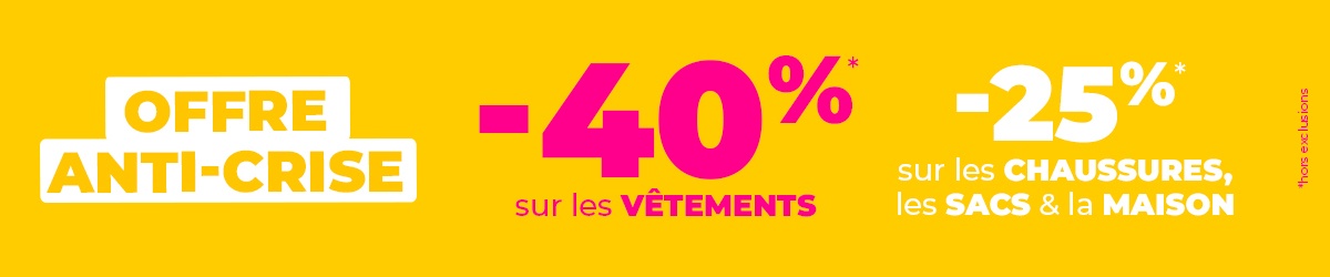 Degriffstock Avignon (Sorgues) - -40% sur les vêtements -25% sur chauss, maro, sacs