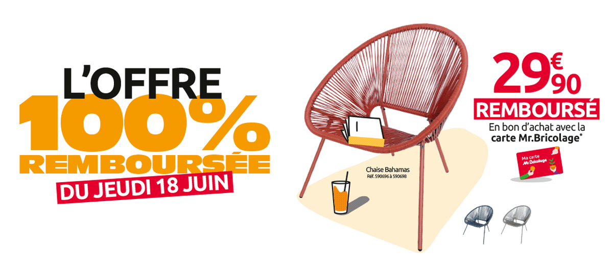Mr.Bricolage Achères - 2026_06_18_C_BA_100REMB_CHAISE