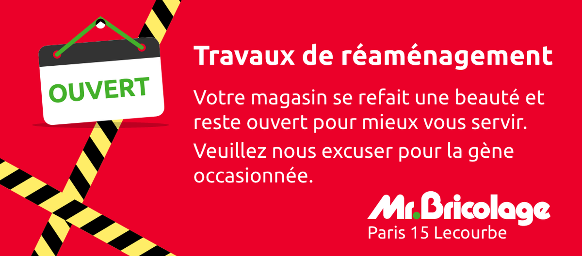 Mr.Bricolage Paris 15 - Lecourbe - travaux