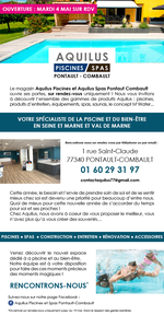 Aquilus Piscines et Spas  Pontault-Combault