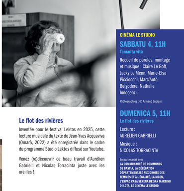 Section MGEN de la Haute-Corse - Festival de Lecture  musicale LEKTOS du 1er au 5 juillet 