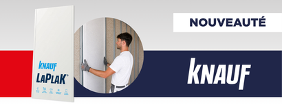 France Matériaux - Knauf LaPlaK® : la plaque de plâtre 5-en-1 désormais en 60 #2