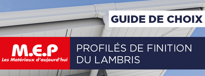 France Matériaux - Choisir son profilé de finition du lambris de sous-toiture #1