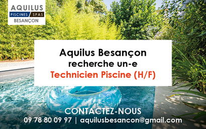 Aquilus - 📢 OFFRE D’EMPLOI – TECHNICIEN PISCINES (H/F) #3