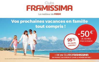 Nationaltours Fougères - -50€* sur vos vacances en famille avec FRAMISSIMA #1