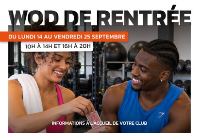 L'Appart Fitness Saint-Germain-en-Laye - WOD DE RENTRE #1