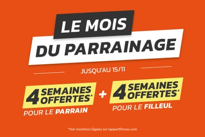 L'Appart Fitness Craponne - MOIS DU PARRAINAGE🔥 #1