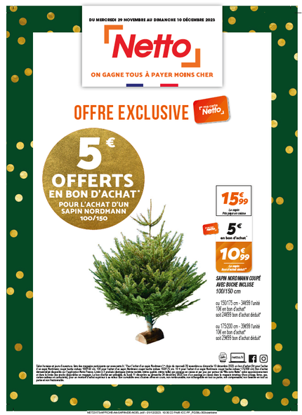 Netto Breuillet - Du 29 novembre au 10 décembre 2023