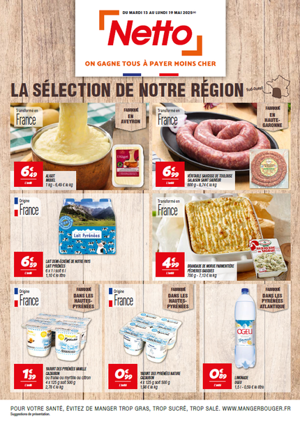 Netto Saint-Sever - La sélection de nos régions !
