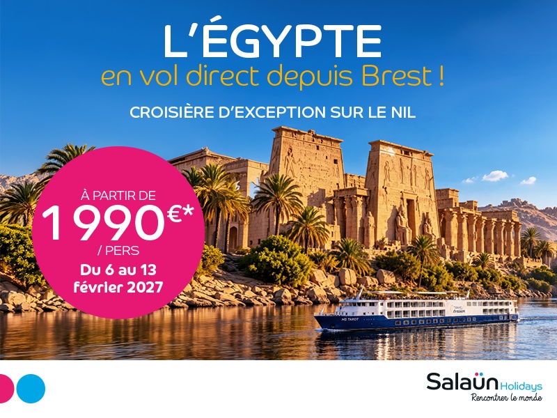 L'Egypte au départ de Brest ! ☀