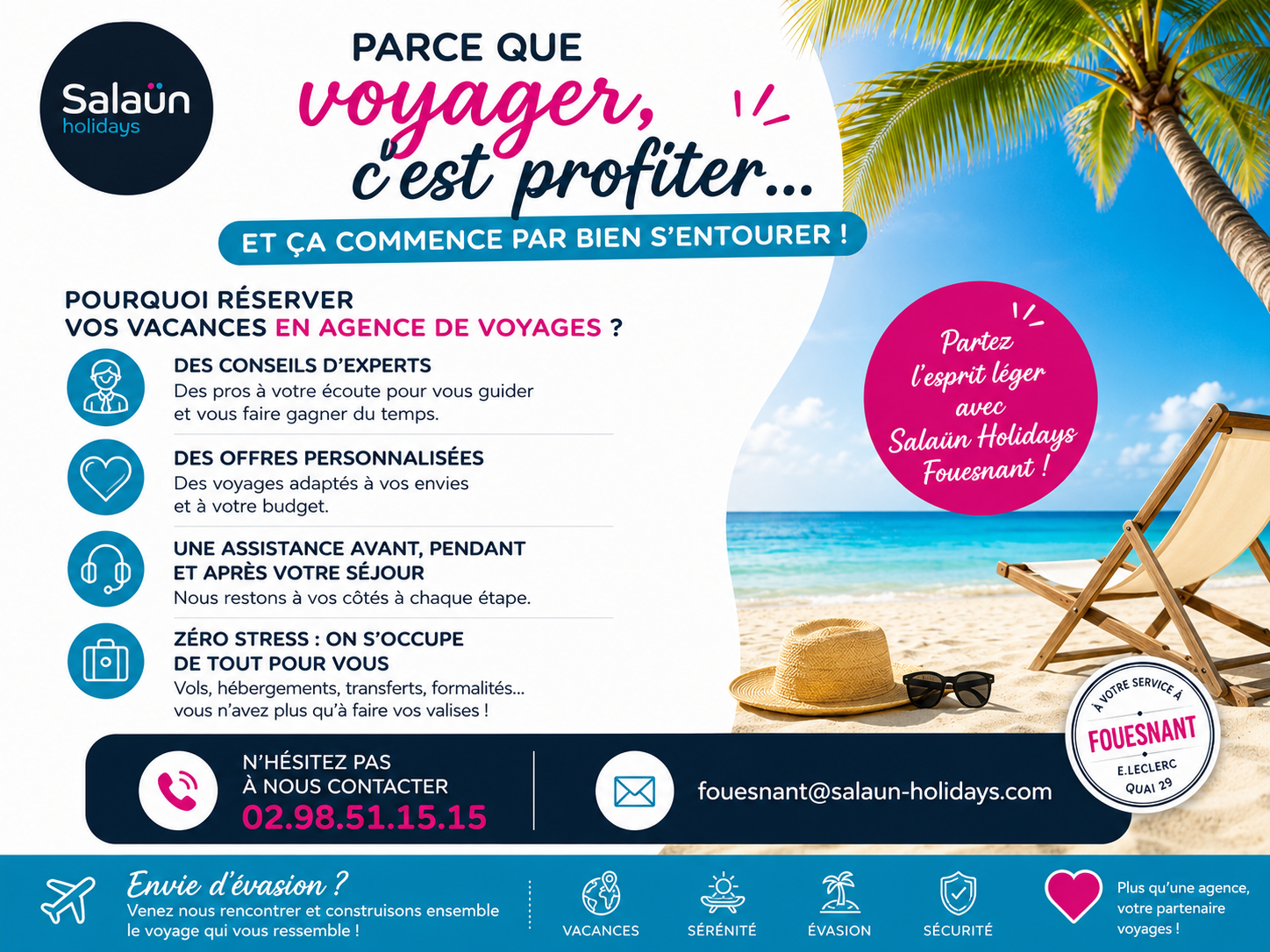 ✈️🌍 Pourquoi réserver vos vacances en agence de voyages ?