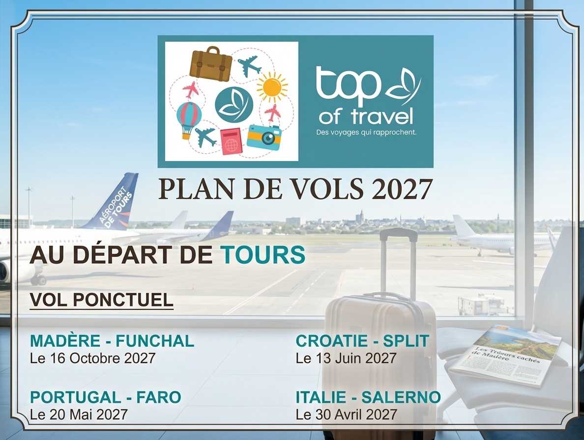 🌍 Prêts à décoller de l'aéroport de Tours ? ✈️