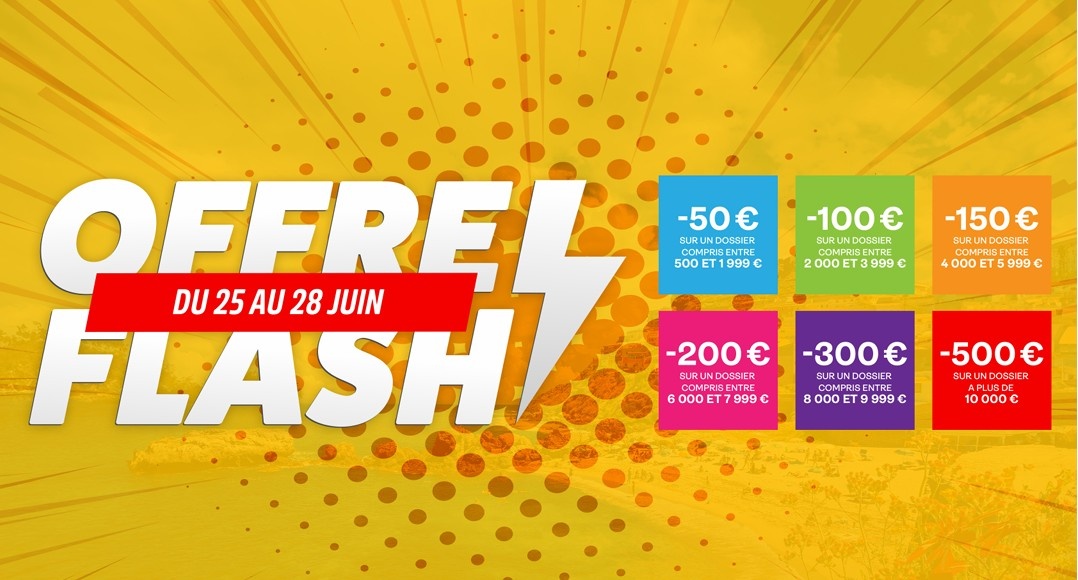 Alerte Offre Flash dans votre agence de Voyages