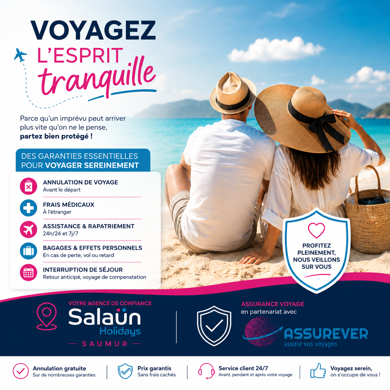 ✨ Voyagez l’esprit léger, nous veillons sur vous ! ✈️🌍