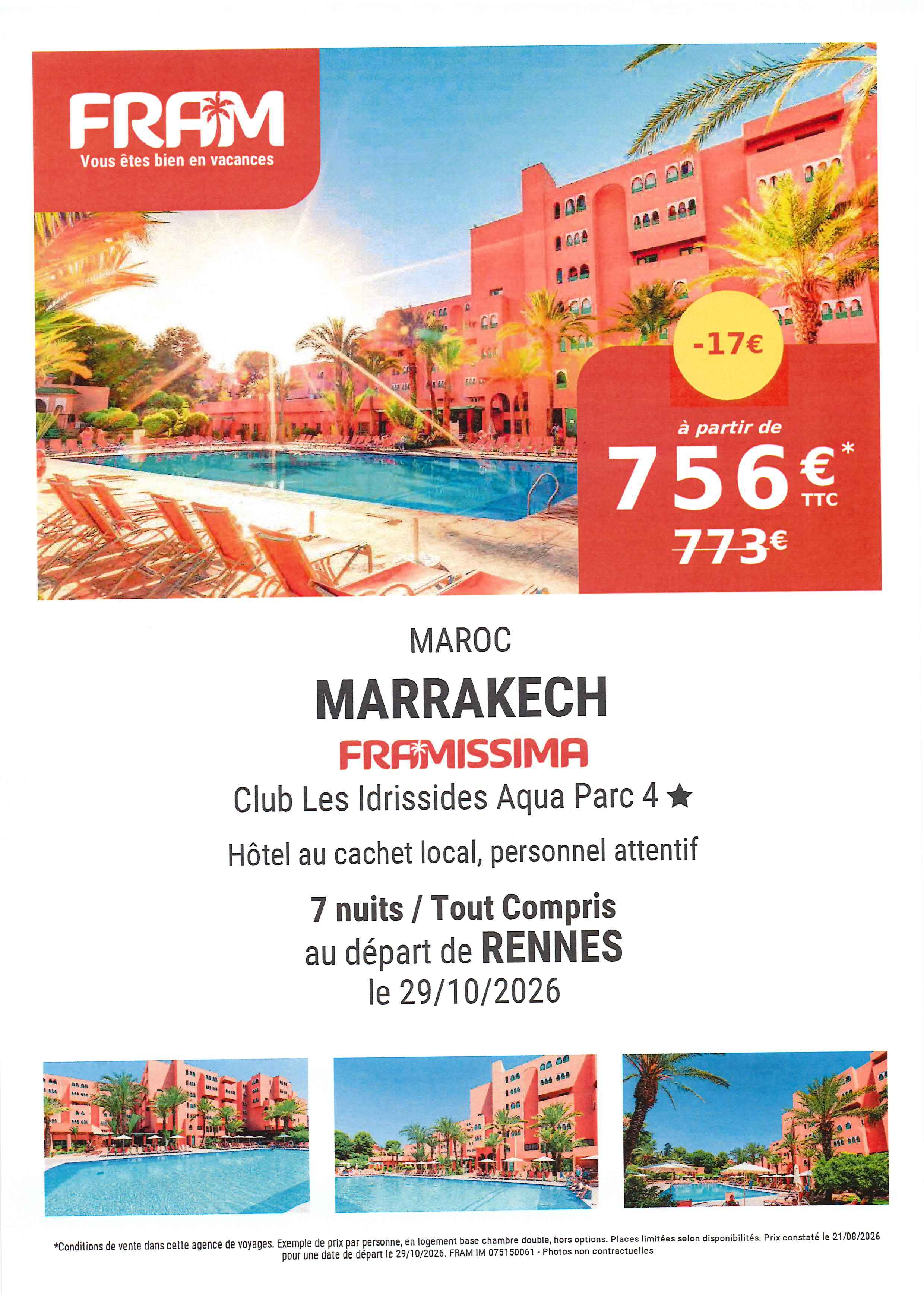 OCTOBRE À MARRAKECH – ENVIE DE SOLEIL ?
