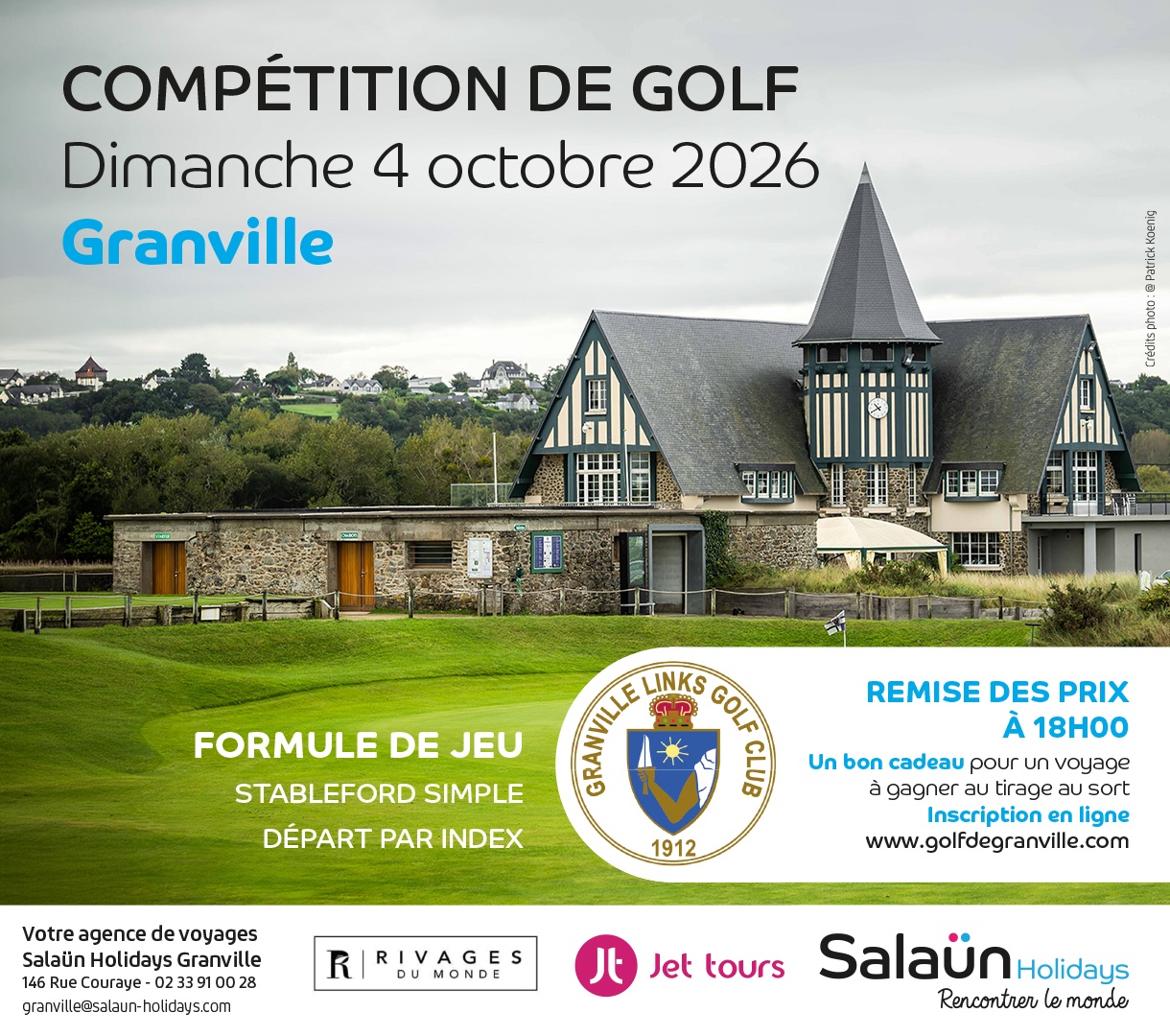 COMPETITION DE GOLF SALAUN HOLIDAYS