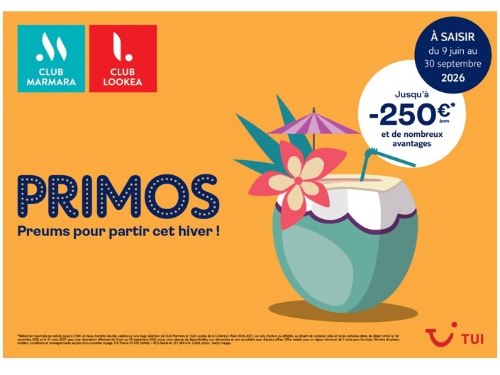 Rendez-vous le 09 juin pour nos offres primos de cet hiver