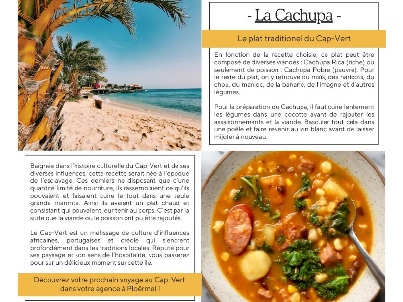 Saveurs du Cap-Vert : la Cachupa à découvrir