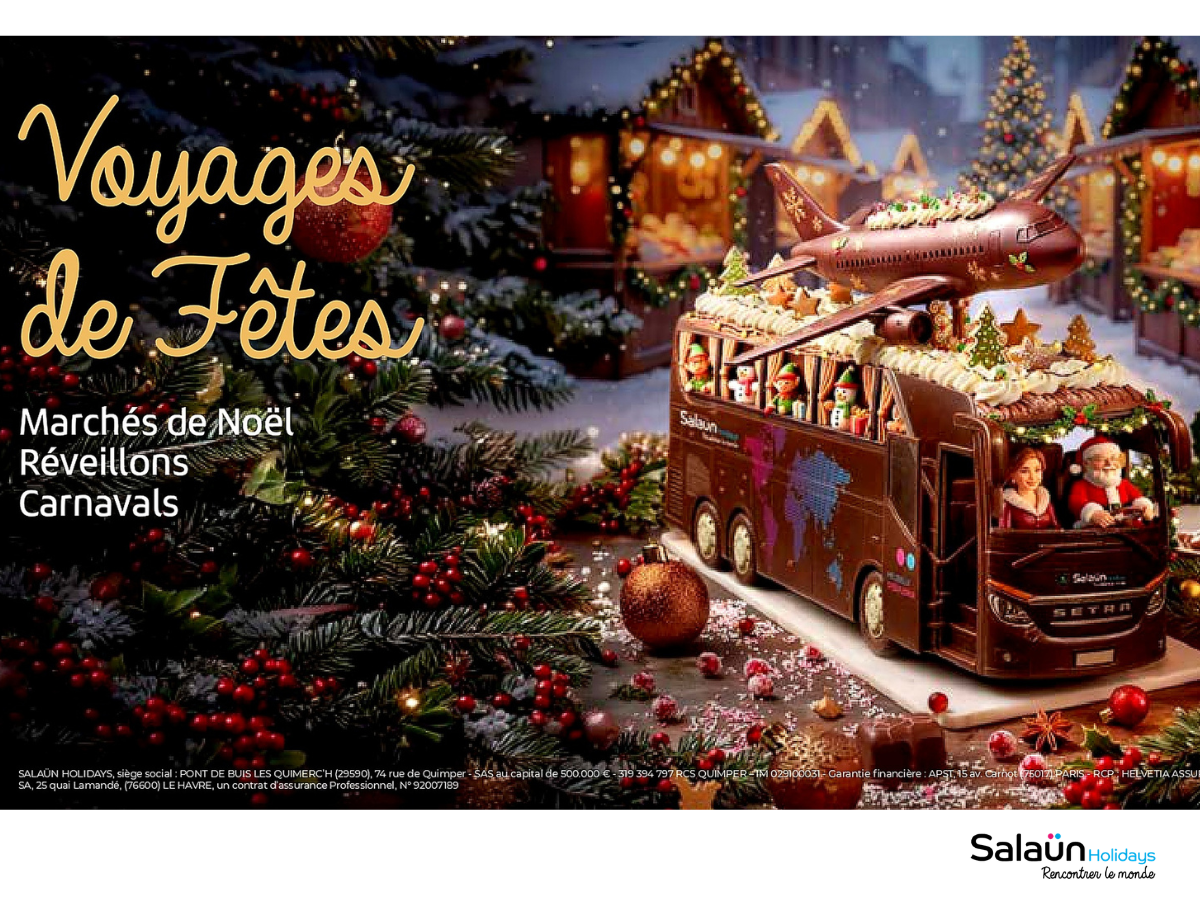 LES NOUVELLES BROCHURES VOYAGES DE FÊTES SONT ARRIVÉES ✨
