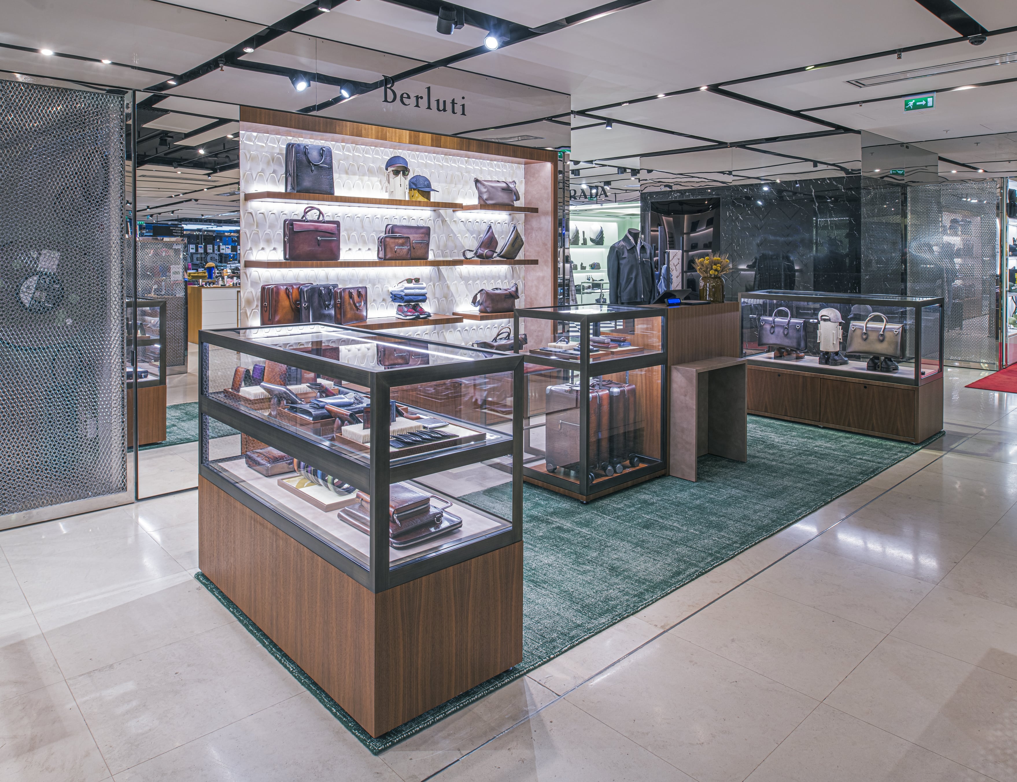 Berluti Paris Galeries Lafayette Homme RDC: bespoke shoes and leather goods  in Paris